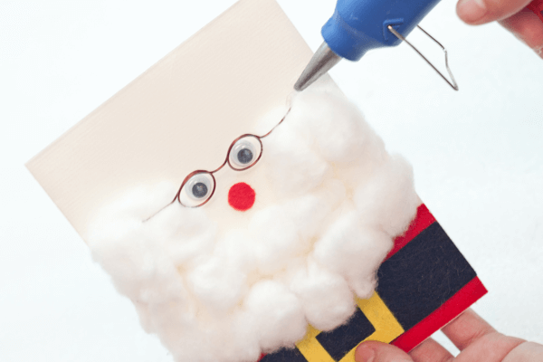 Three Dimensional Santa Card