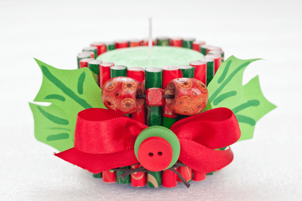 How to make a festive advent candle