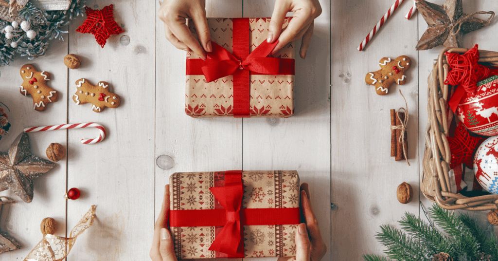 Opening Gifts on Christmas Morning