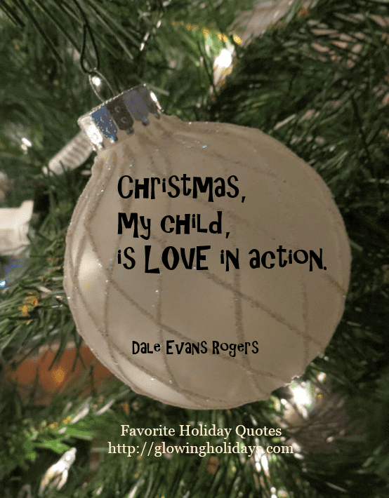 Christmas My Child is Love in Action Meme