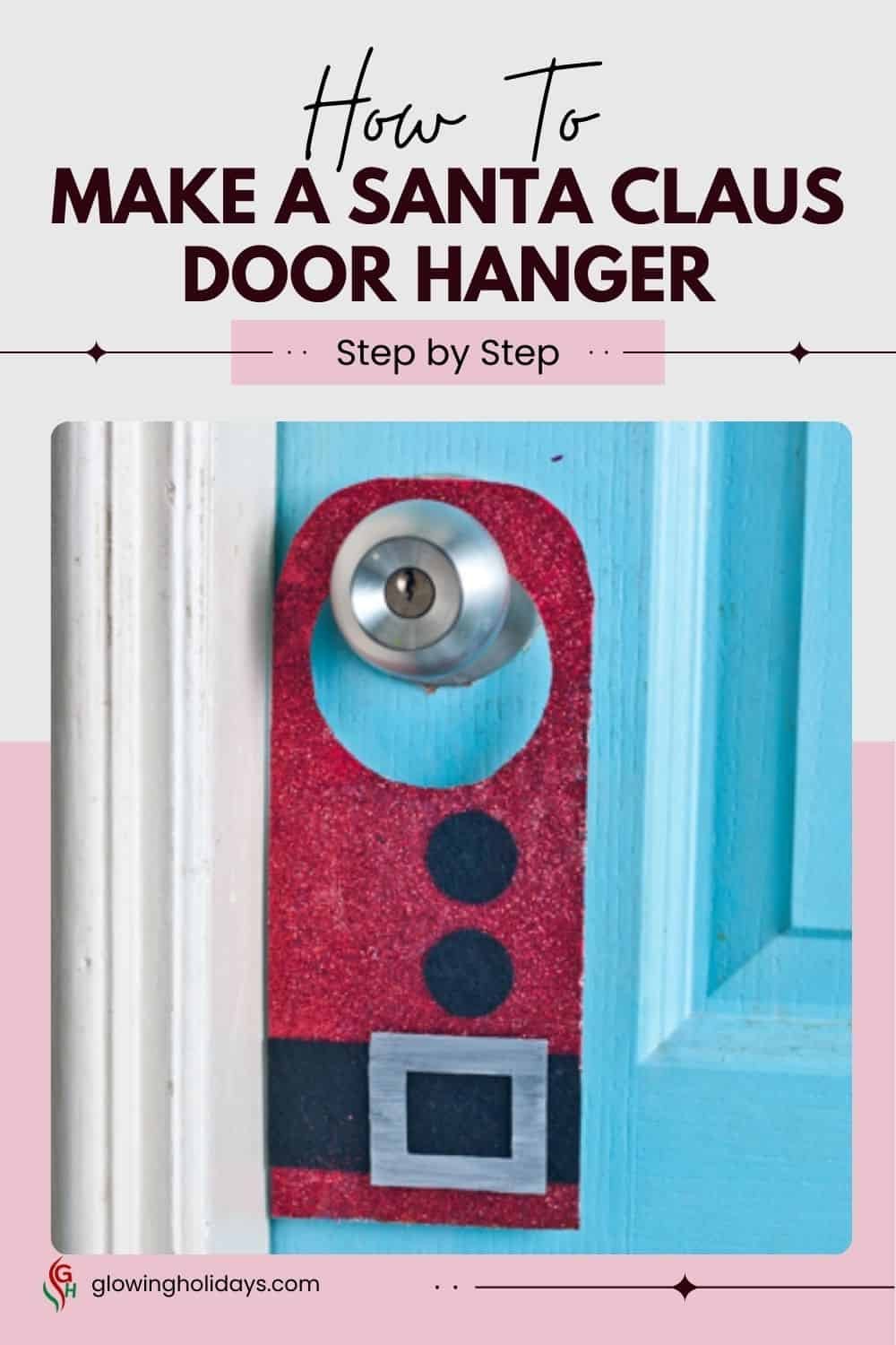 Craft an Elegant Santa Claus Door Hanger: Step-by-Step Tutorial!  